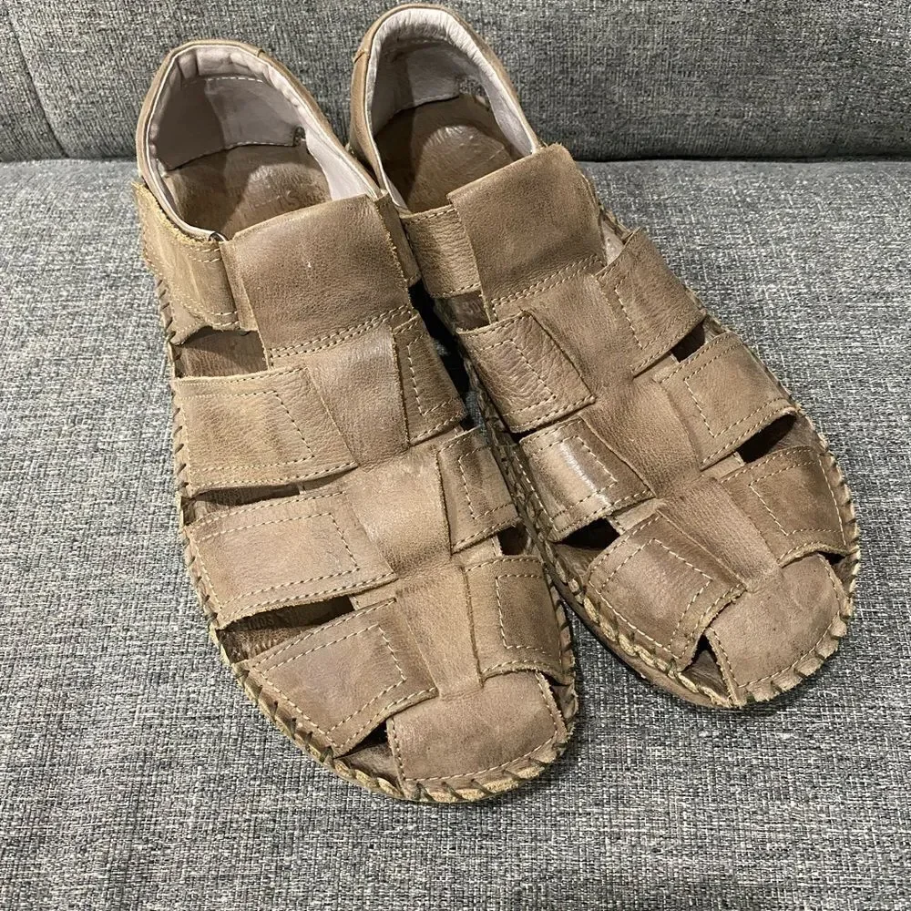 Pikolinos Tarifa Leather Sandals Men Size EU 45